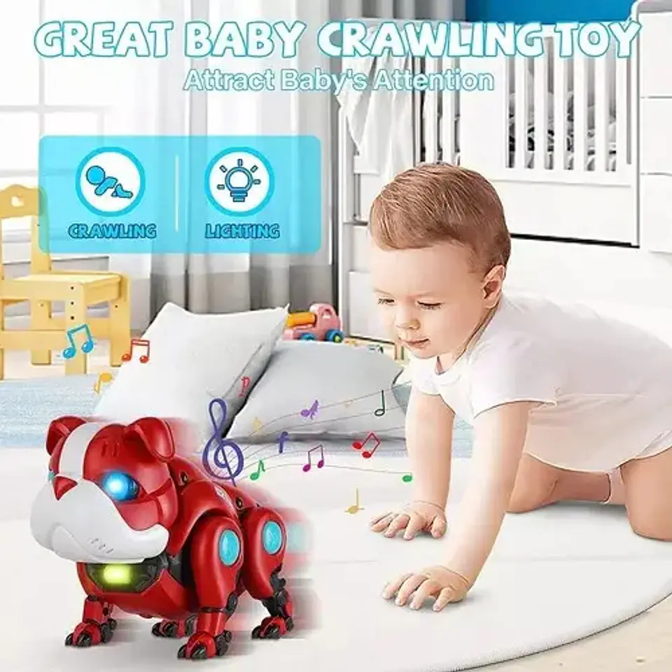 Perro Robot Juguete Diversión Voces Mascotas Interactivas 3