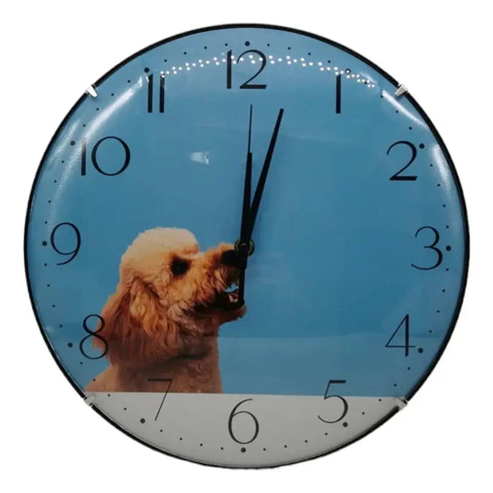 Reloj De Pared Cocina Perros Decorativo Hogar Hora 1