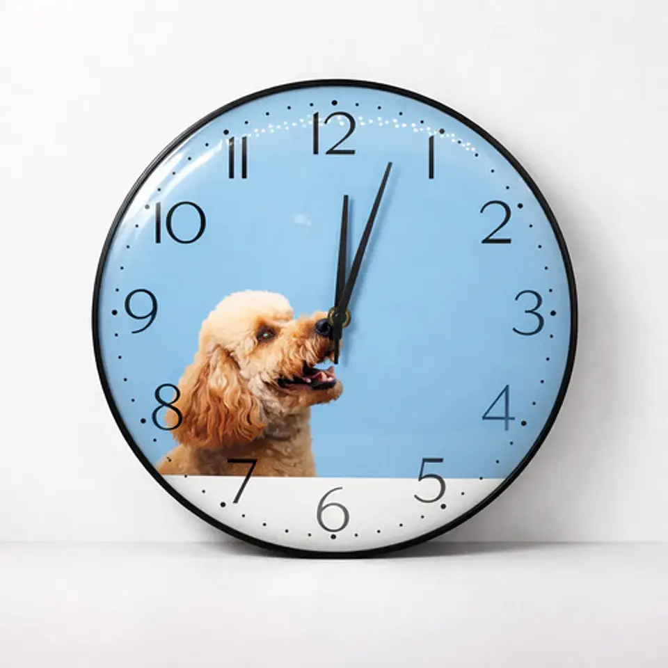 Reloj De Pared Cocina Perros Decorativo Hogar Hora 5