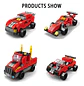 Bloques Coche Remolque Armar 1000pcs 6en1 8832-8 Cantidad De Piezas 1000 - Miniatura 2