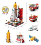 Bloques Carro Estación Espacial Armar 1000pcs 6en1 8832-1 Cantidad De Piezas 1000 - Miniatura 2