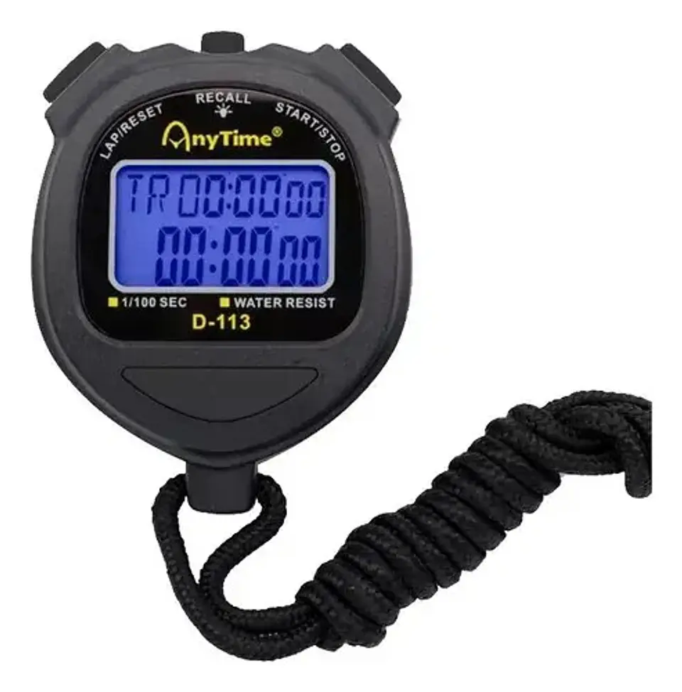 Cronómetro Profesional Digital Anytime D-113 Reloj Alarma 3