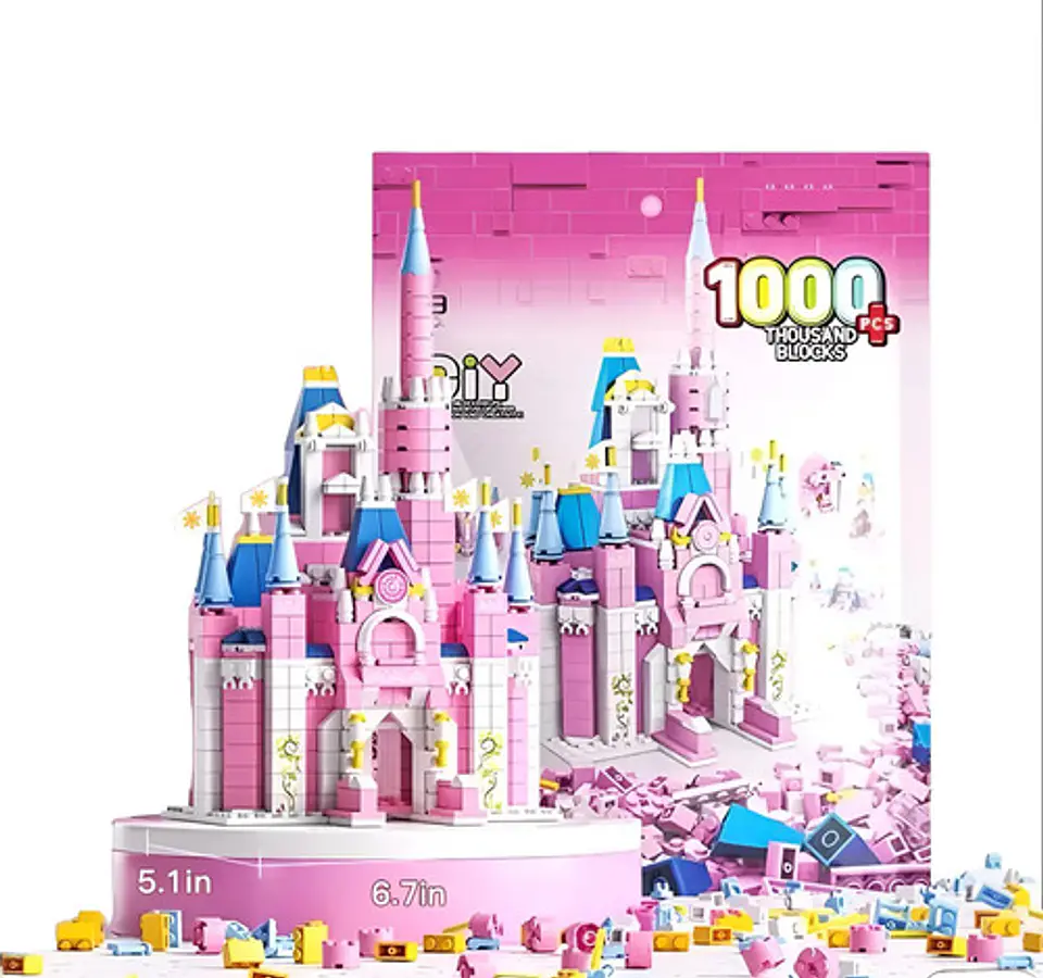 Armar Castillo Bloque 1000pcs 6en1 8832-3 8