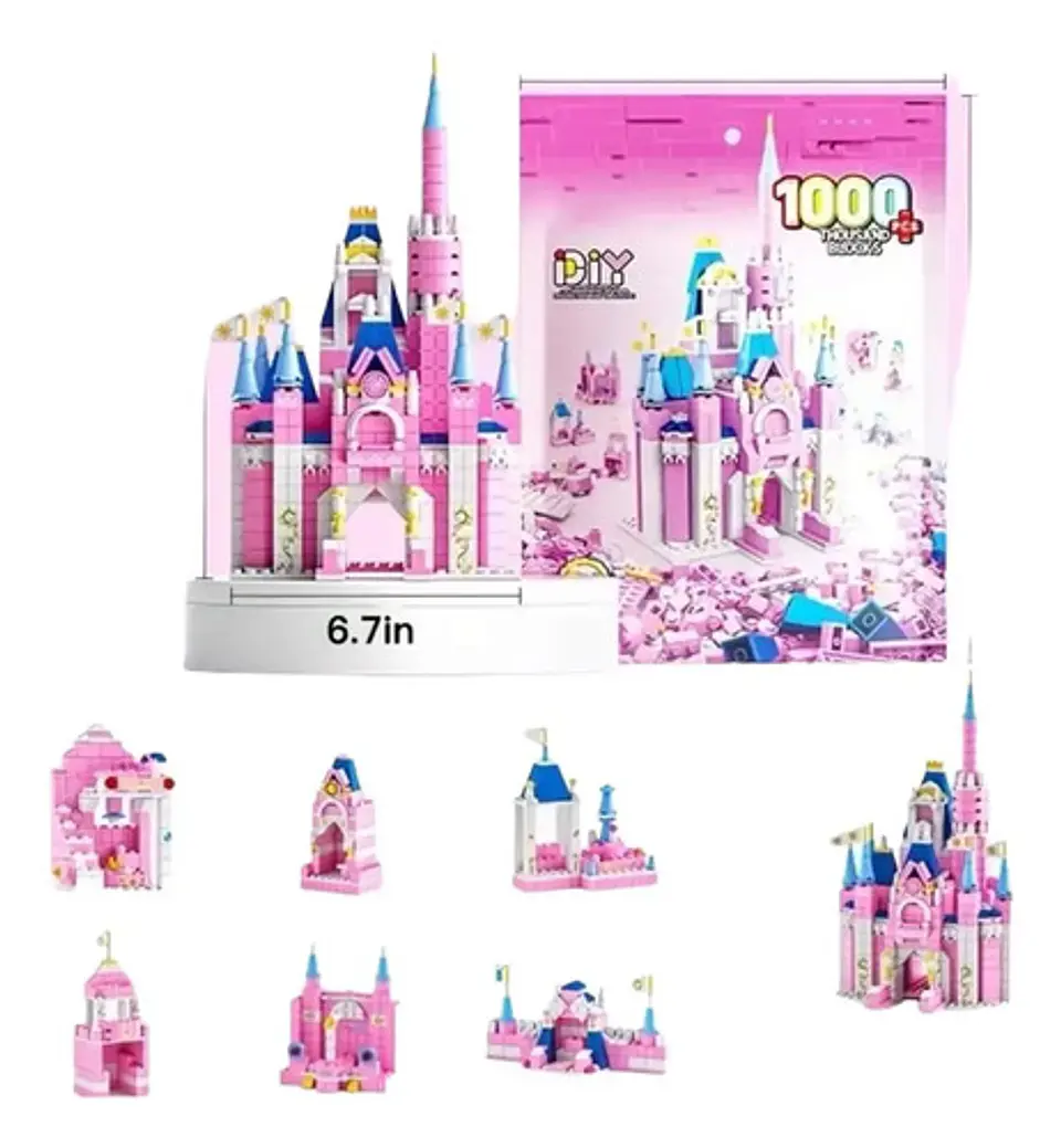 Armar Castillo Bloque 1000pcs 6en1 8832-3 10