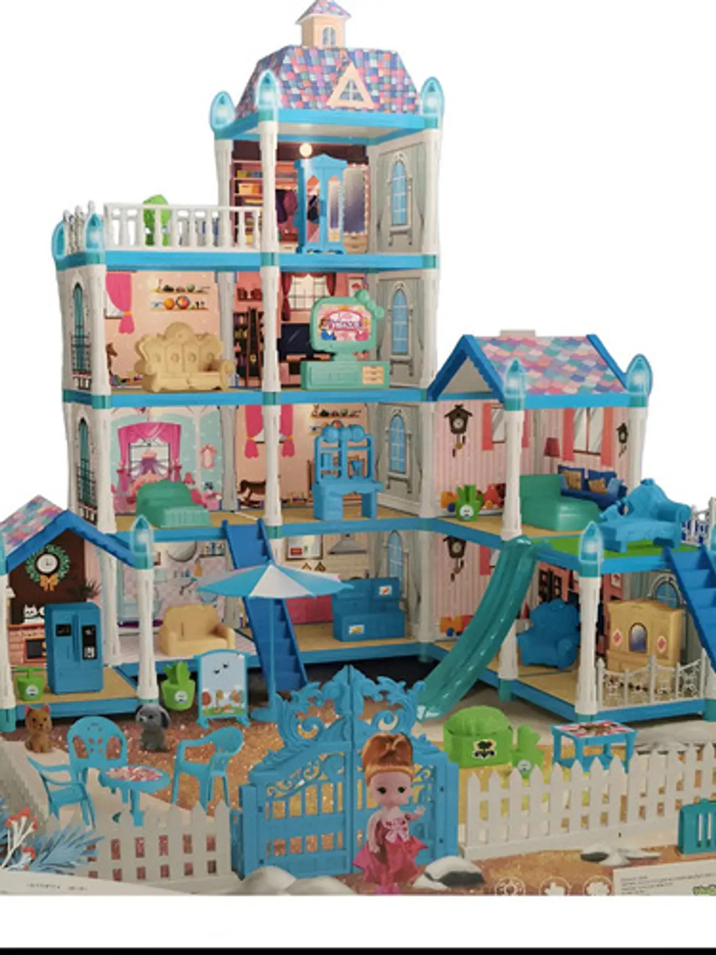 Castillo Armable Para Niños, Set De 275 Piezas De Plástico 2