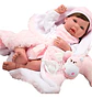 Muñeca Reborn Arias Baby 98085 Realista 45cm Con Manta Y Peluche - Miniatura 1