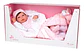 Muñeca Reborn Arias Baby 98085 Realista 45cm Con Manta Y Peluche - Miniatura 2