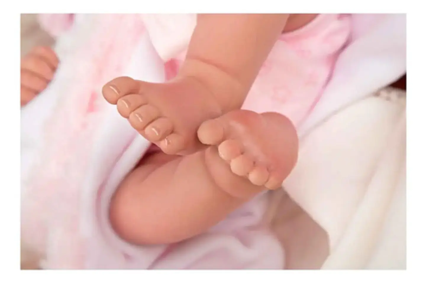 Muñeca Reborn Arias Baby 98085 Realista 45cm Con Manta Y Peluche 3