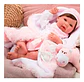 Muñeca Reborn Arias Baby 98085 Realista 45cm Con Manta Y Peluche - Miniatura 4