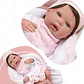 Muñeca Reborn Arias Baby 98085 Realista 45cm Con Manta Y Peluche - Miniatura 6