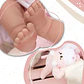 Muñeca Reborn Arias Baby 98085 Realista 45cm Con Manta Y Peluche - Miniatura 7