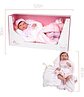 Muñeca Reborn Arias Baby 98085 Realista 45cm Con Manta Y Peluche - Miniatura 8
