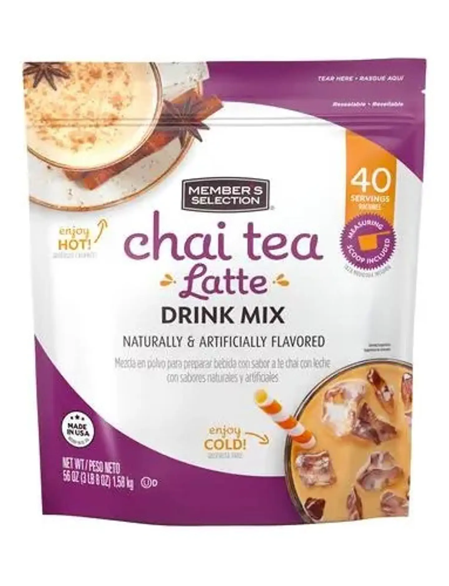 Té Chai Latte Members S. 1,58kg - Unidad 1