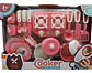 Set Cocina Juguete Niños Rosa Plástico Abs 15 Piezas Tetera Ollas Cooker - Miniatura 1