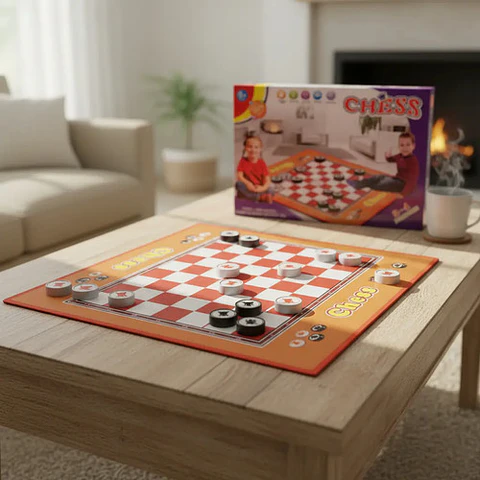 Ajedrez Enrollable Chess Giant Game 70x54cm Español 3315