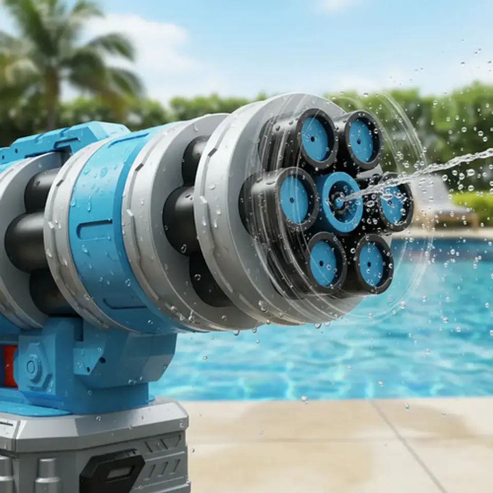 Pistola Agua Piscina Juguete Eléctrico   2
