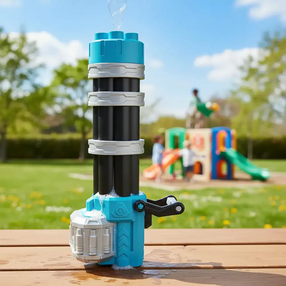Pistola Agua Piscina Juguete Eléctrico   5