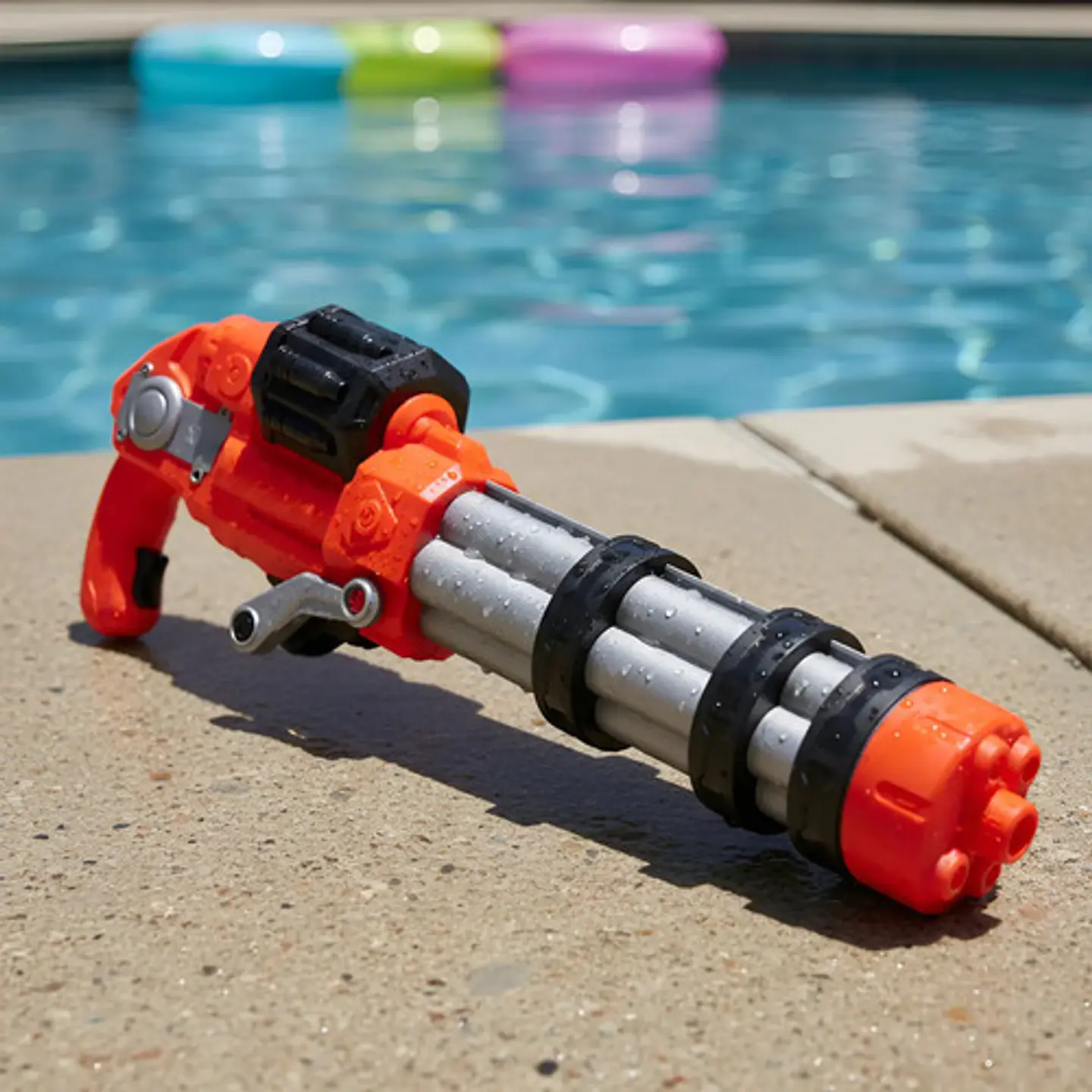 Pistola Agua Piscina Juguete Eléctrico   6