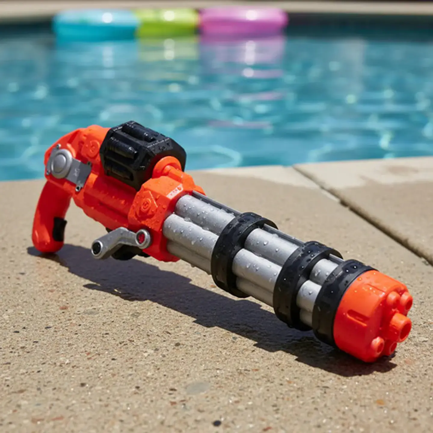 Pistola Agua Piscina Juguete Eléctrico   10