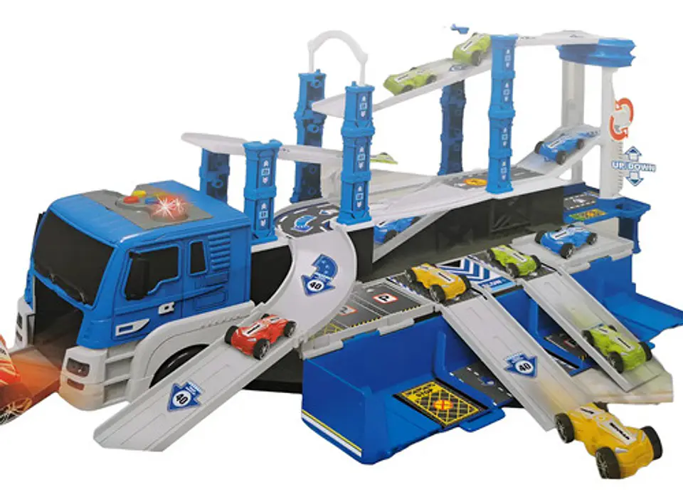 Carro Mula Policia 2en1 Transformable 660-s17 31x38x50cm 1
