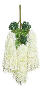 Flores Artificiales Colgantes Decoración Boda Hogar 12 Racim - Miniatura 7
