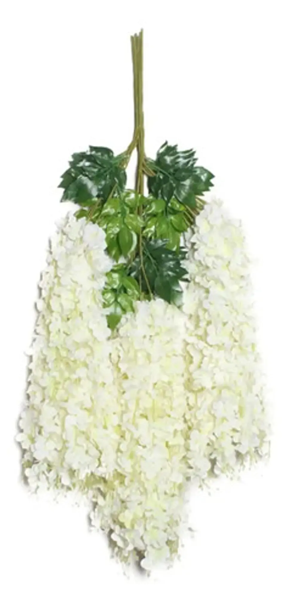 Flores Artificiales Colgantes Decoración Boda Hogar 12 Racim 7
