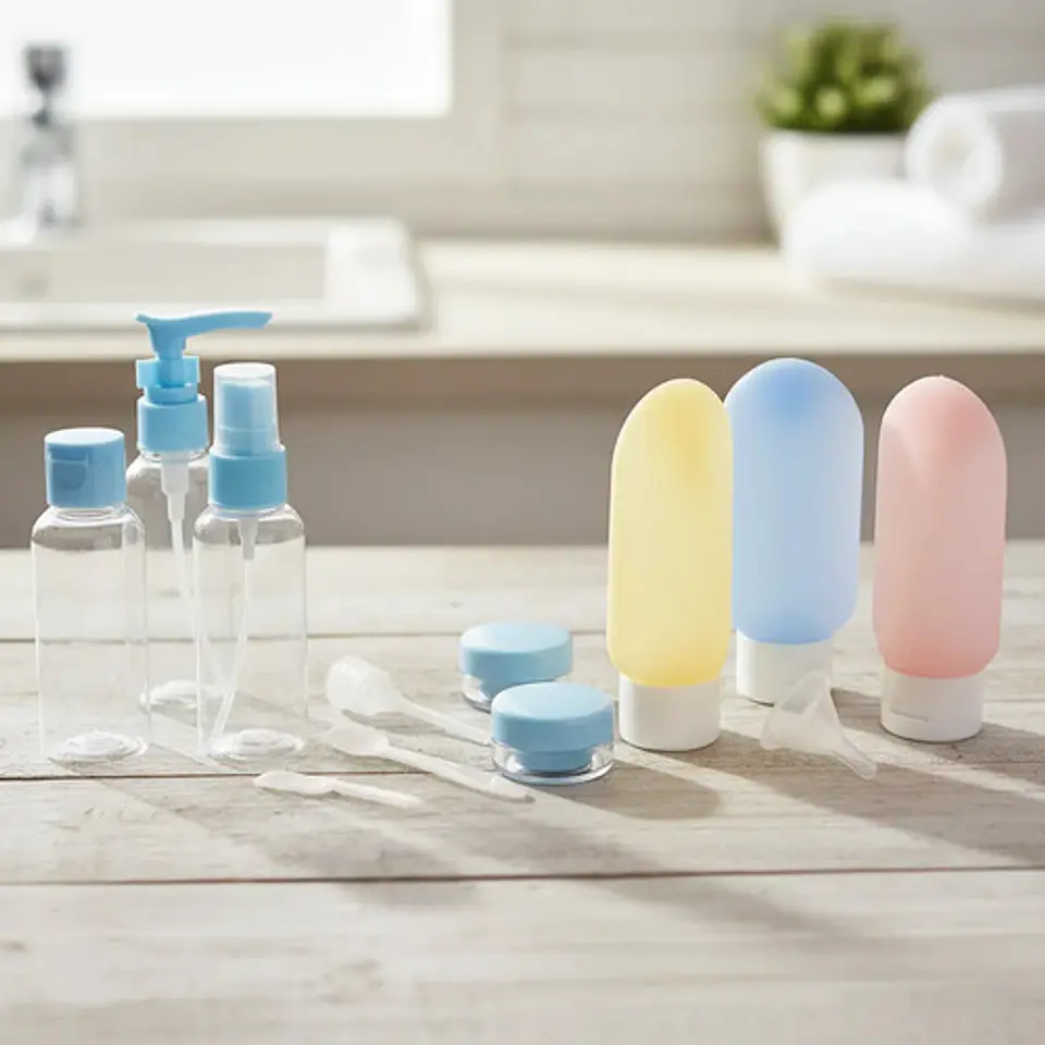 Kit De Botellas Para Viaje Set X 6 Spray-frasco-bolsa 1