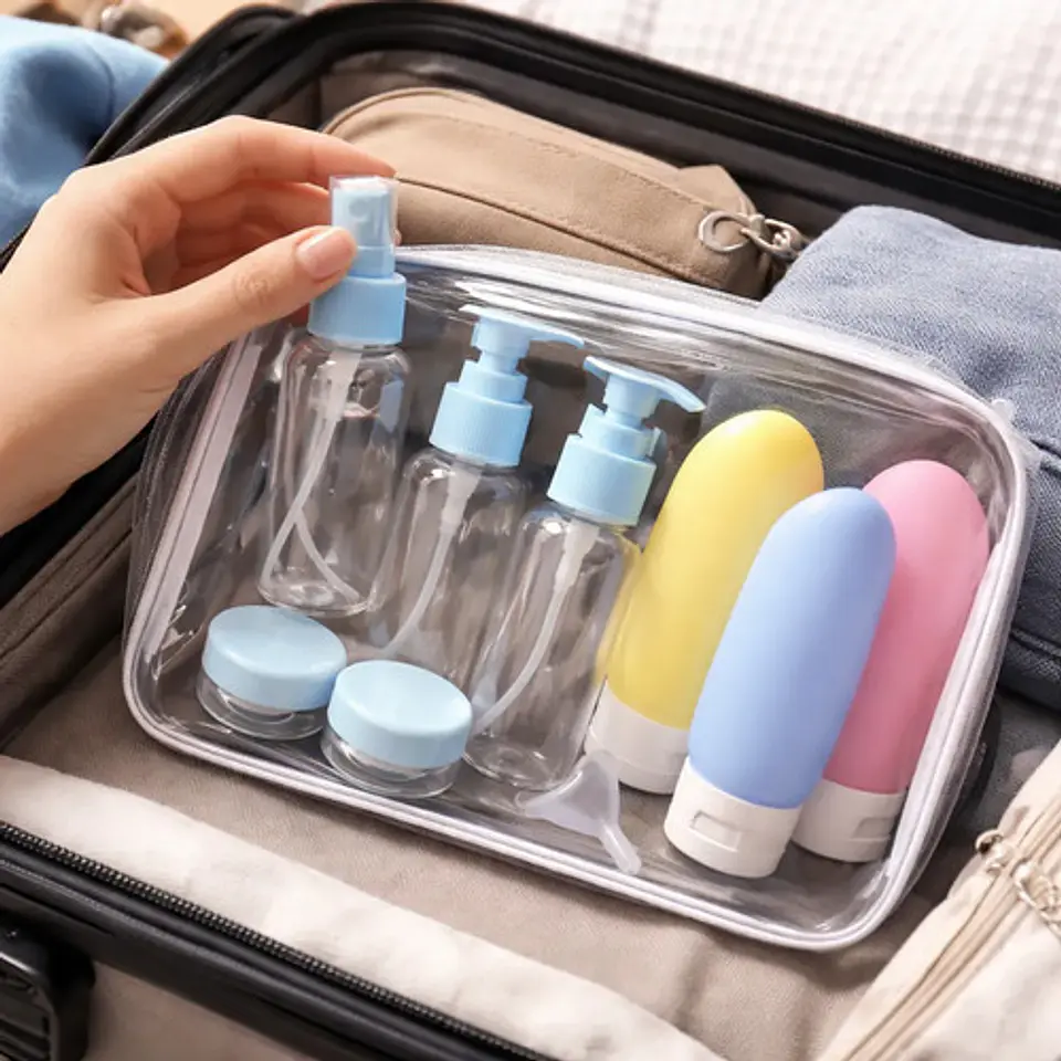 Kit De Botellas Para Viaje Set X 6 Spray-frasco-bolsa 3