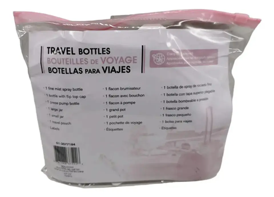 Kit De Botellas Para Viaje Set X 6 Spray-frasco-bolsa 9