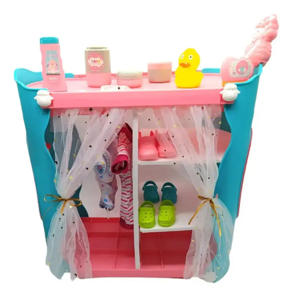 Juguete Bebe Tina Bañera Conjunto Set Tuto Love 3 En 1 99835 Rosa Claro 8