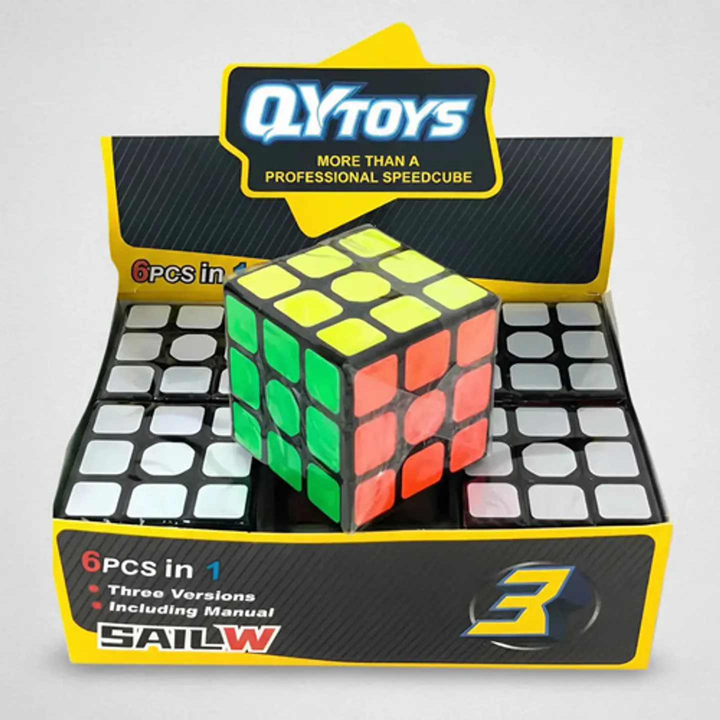 Cubo Rubik 6pcs En 1 3versiones Eqy642 Juego Mental  1