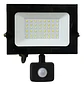Reflector Led Daliz 1407m 30w Negro Luz Blanco Frío 6500k Con Sensor 110v - Miniatura 1
