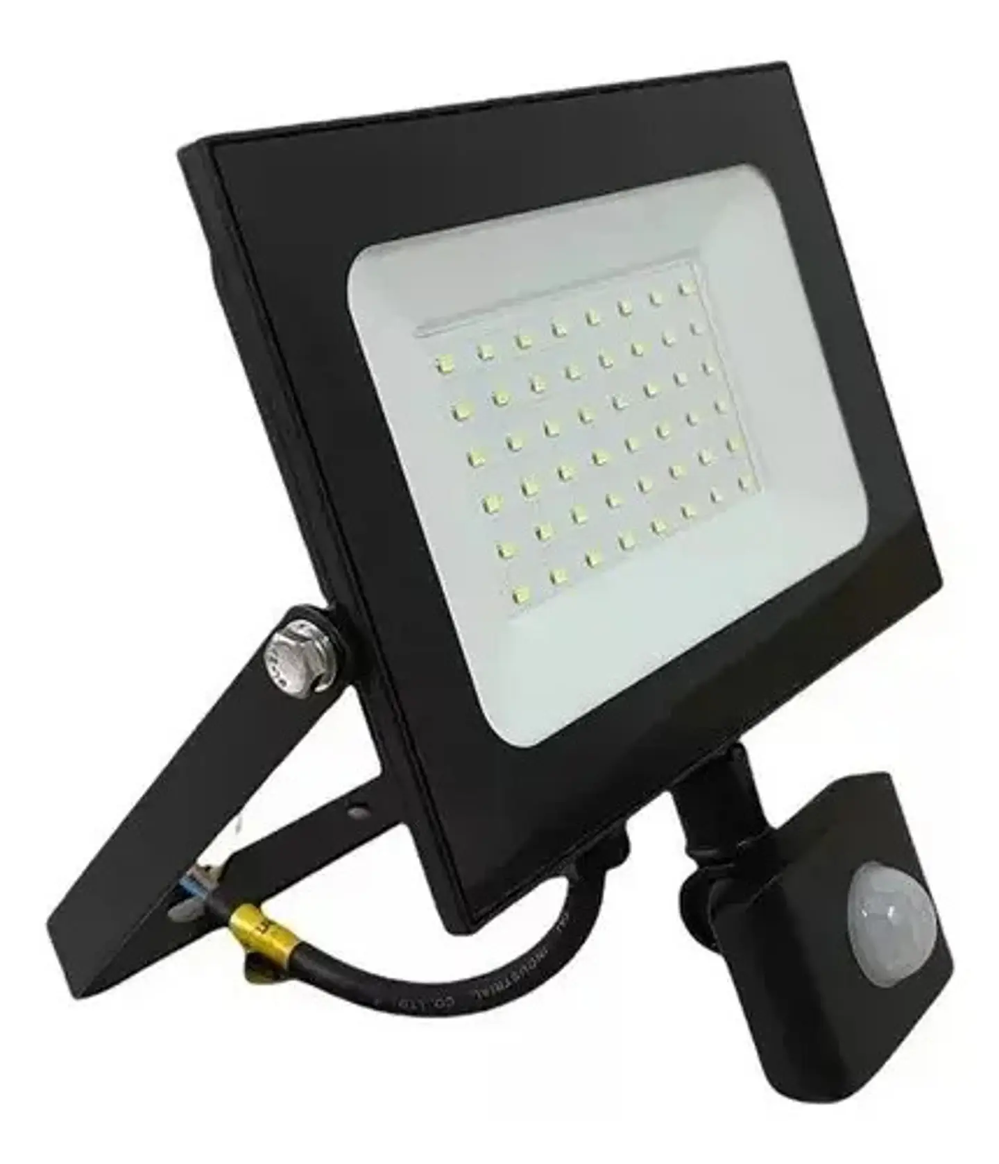 Reflector Led Daliz 1407m 30w Negro Luz Blanco Frío 6500k Con Sensor 110v 3