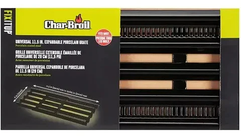 Parrilla Char-broil Expandible Porcelana 50cm Modelo 5285850