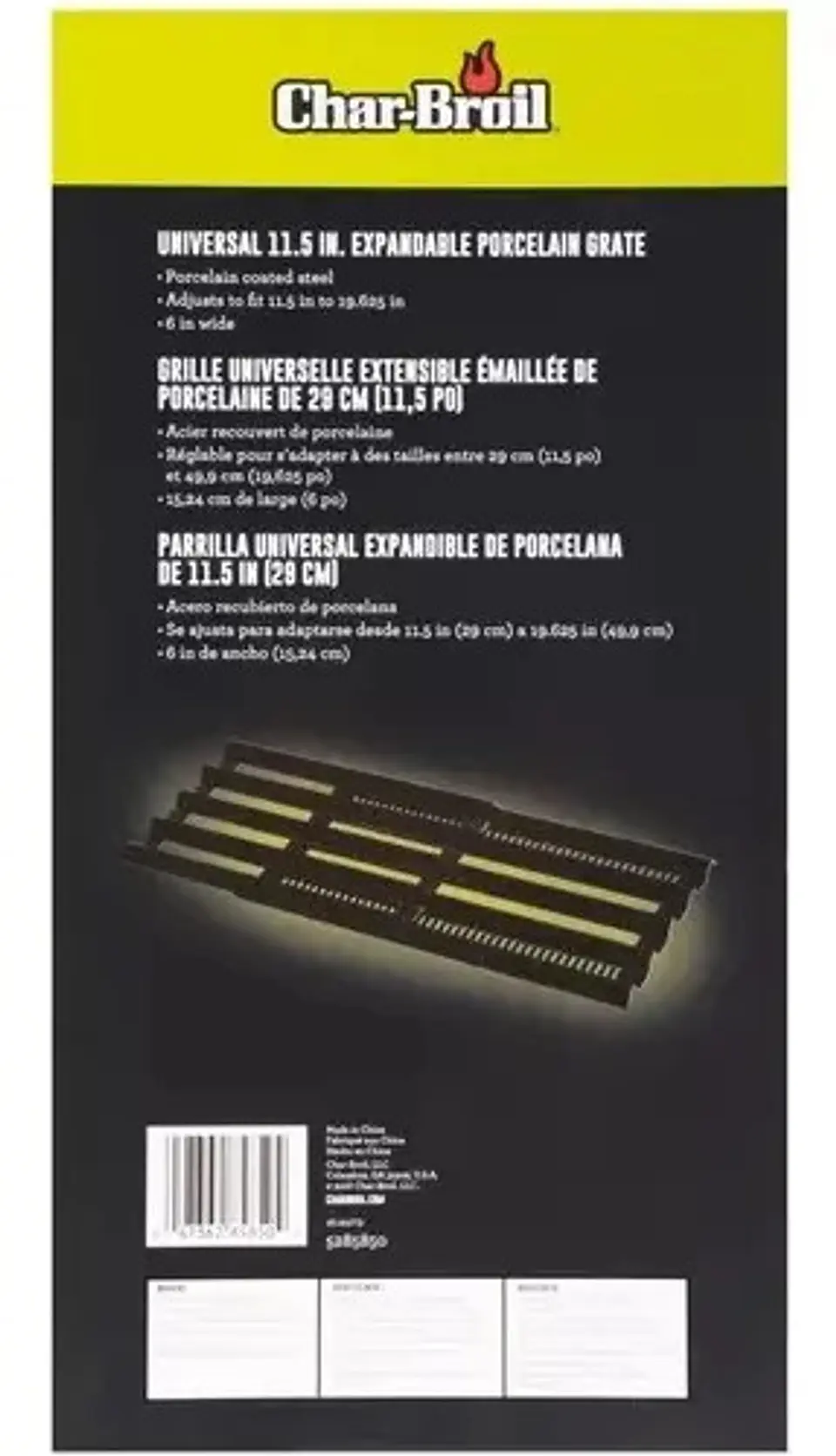 Parrilla Char-broil Expandible Porcelana 50cm Modelo 5285850 3
