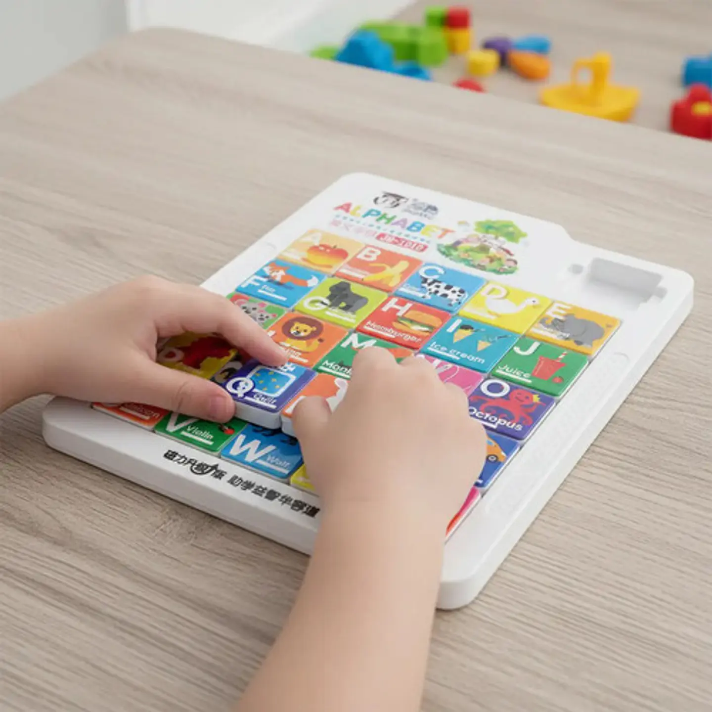 Tablero Puzzle Educativo Block Deslizante 5x5 25pcs 4