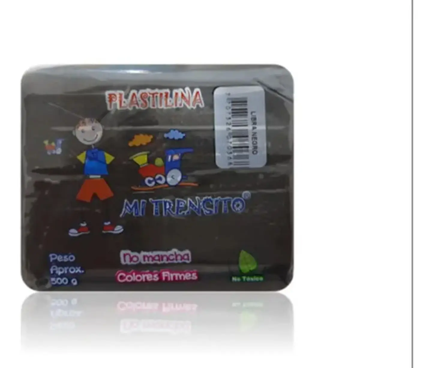 Plastilina Libra 500g Und Cafe, Blanco, Azul, Amarillo 20