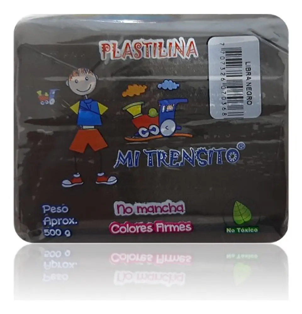 Plastilina Libra 500g Und Cafe, Blanco, Azul, Amarillo 21