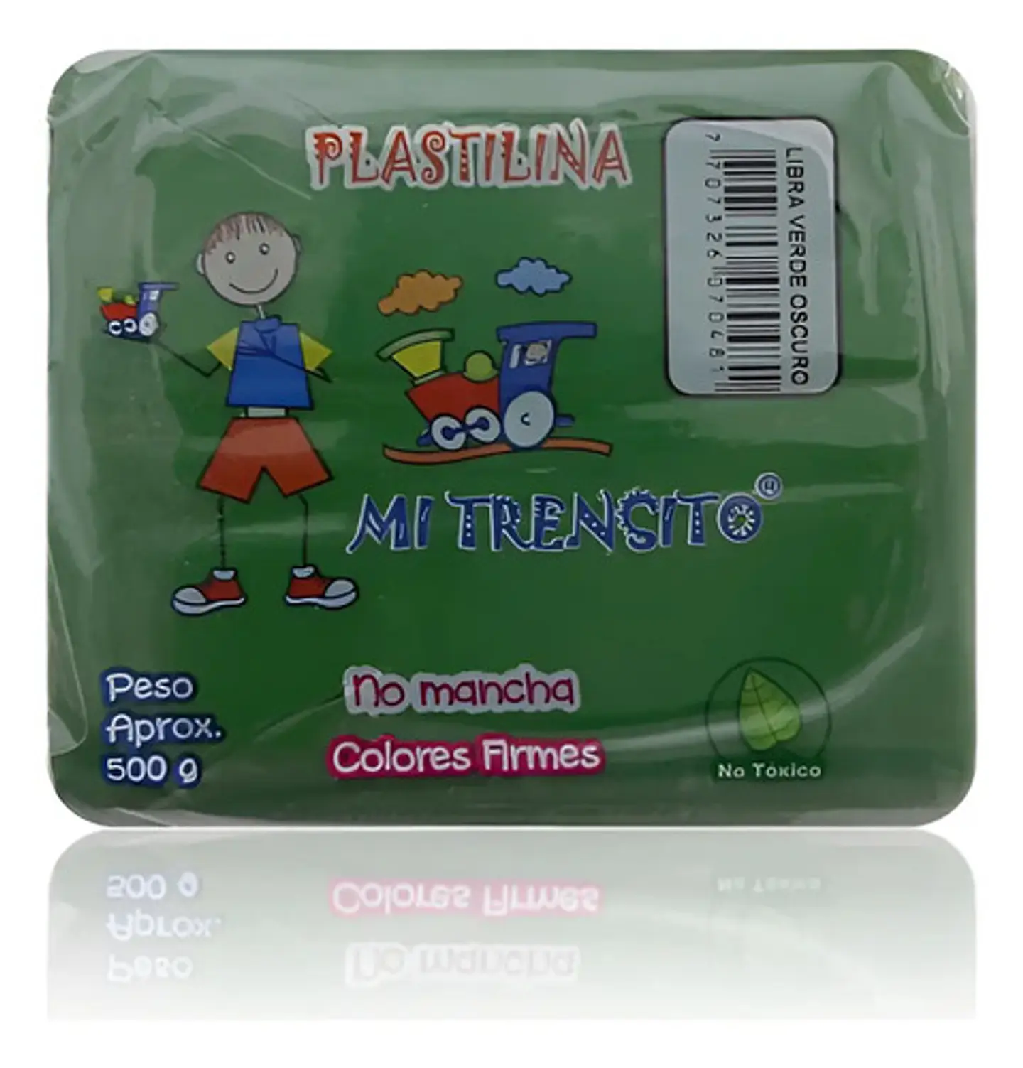 Plastilina Libra 500g Und Cafe, Blanco, Azul, Amarillo 23