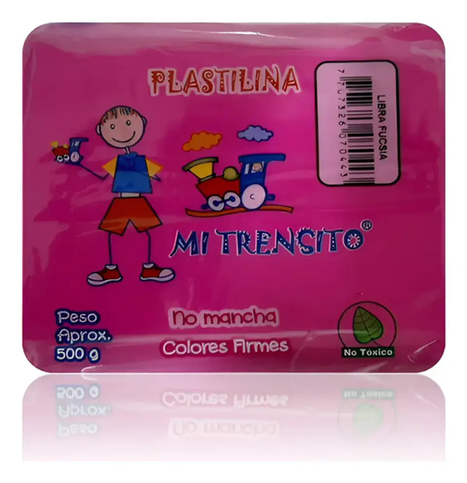 Plastilina Libra 500g Und Cafe, Blanco, Azul, Amarillo 33