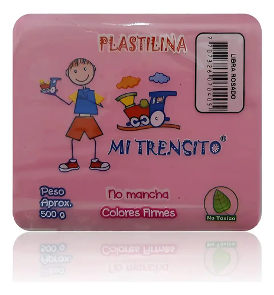 Plastilina Libra 500g Und Cafe, Blanco, Azul, Amarillo 36