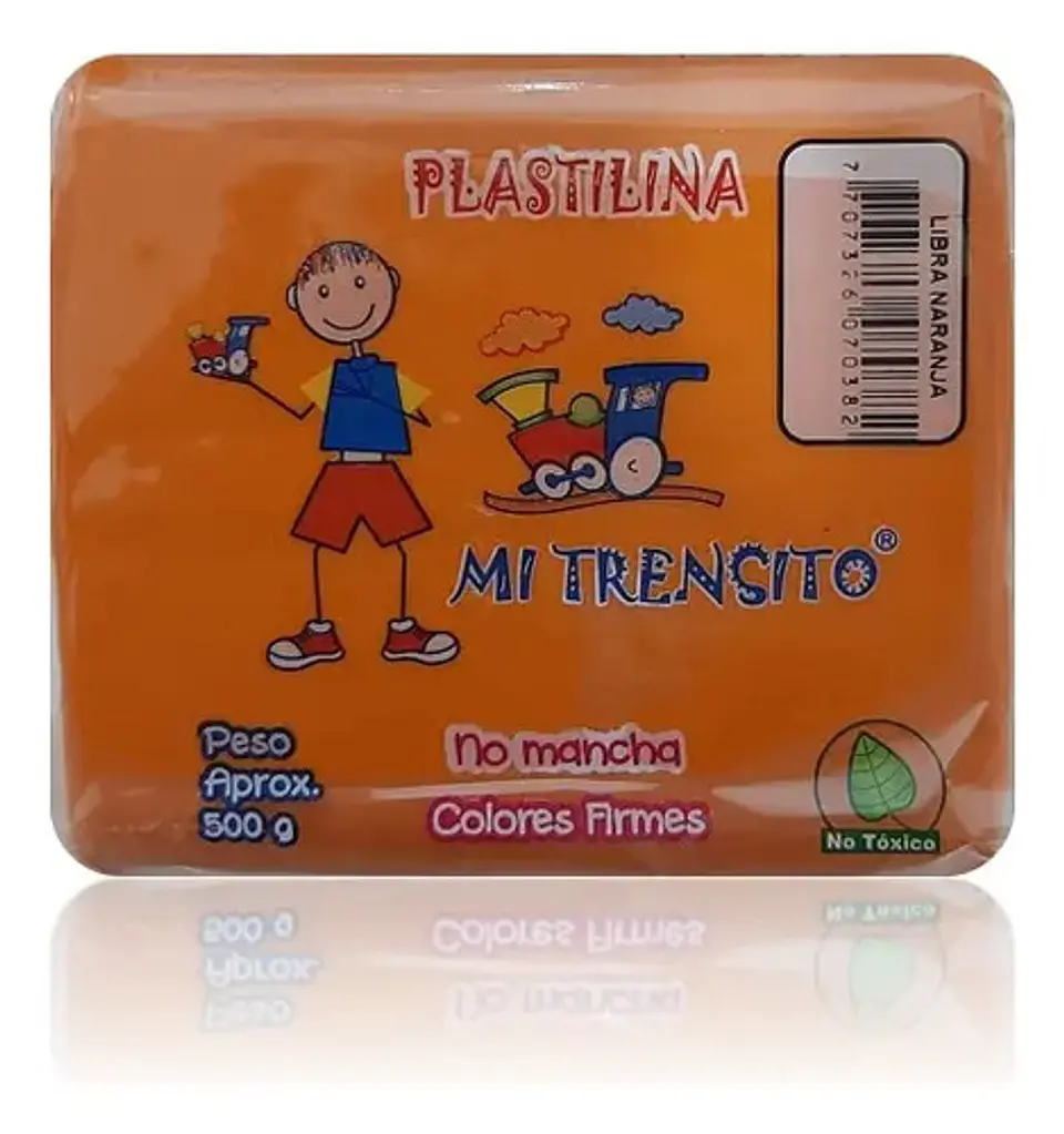 Plastilina Libra 500g Und Cafe, Blanco, Azul, Amarillo 39