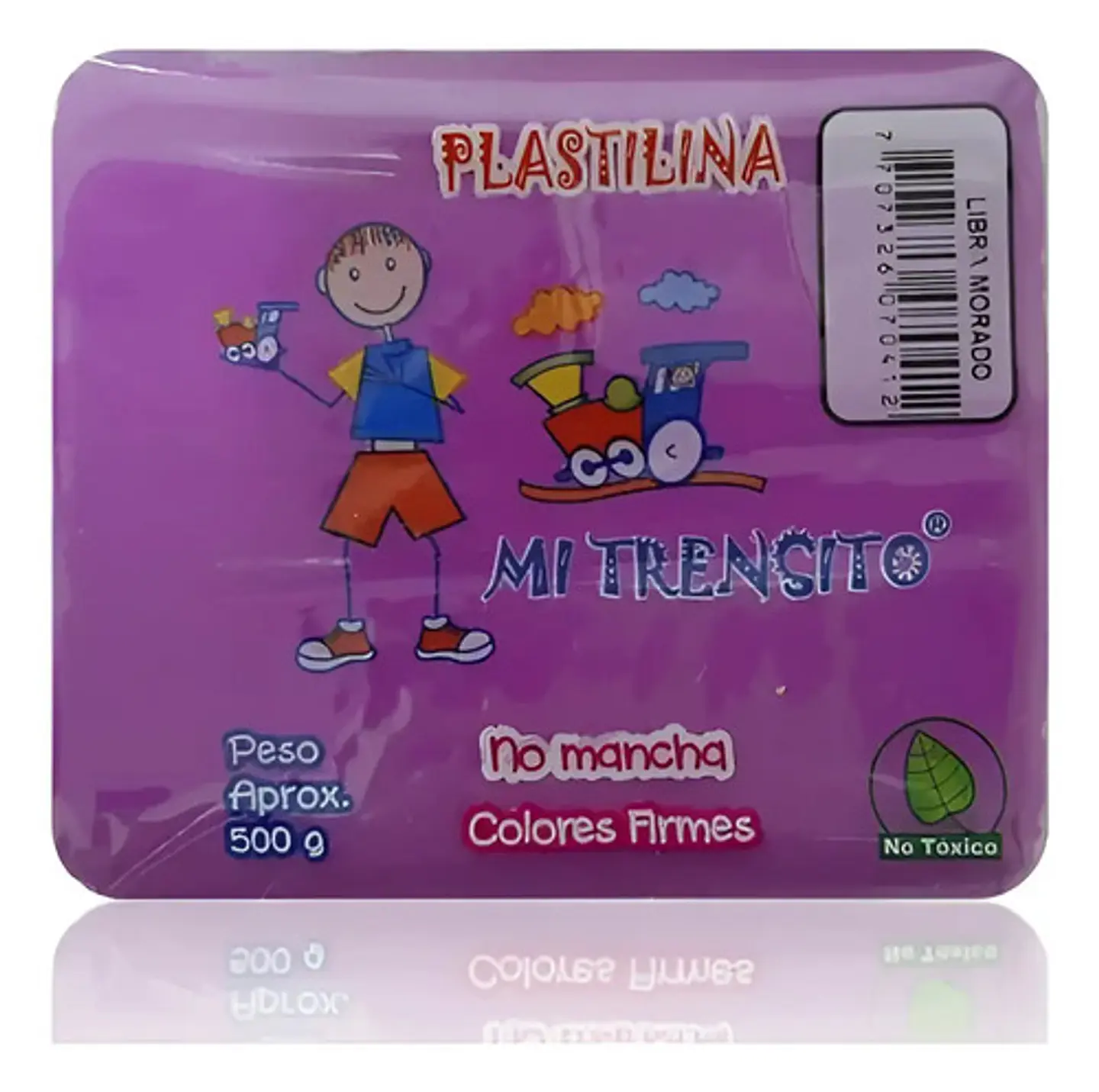 Plastilina Libra 500g Und Cafe, Blanco, Azul, Amarillo 45