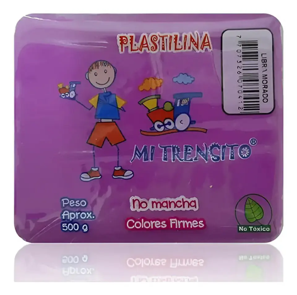 Plastilina Libra 500g Und Cafe, Blanco, Azul, Amarillo 45