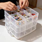 Caja Almacenar Con Asa Divisiones Moviles 3pcs - Miniatura 2