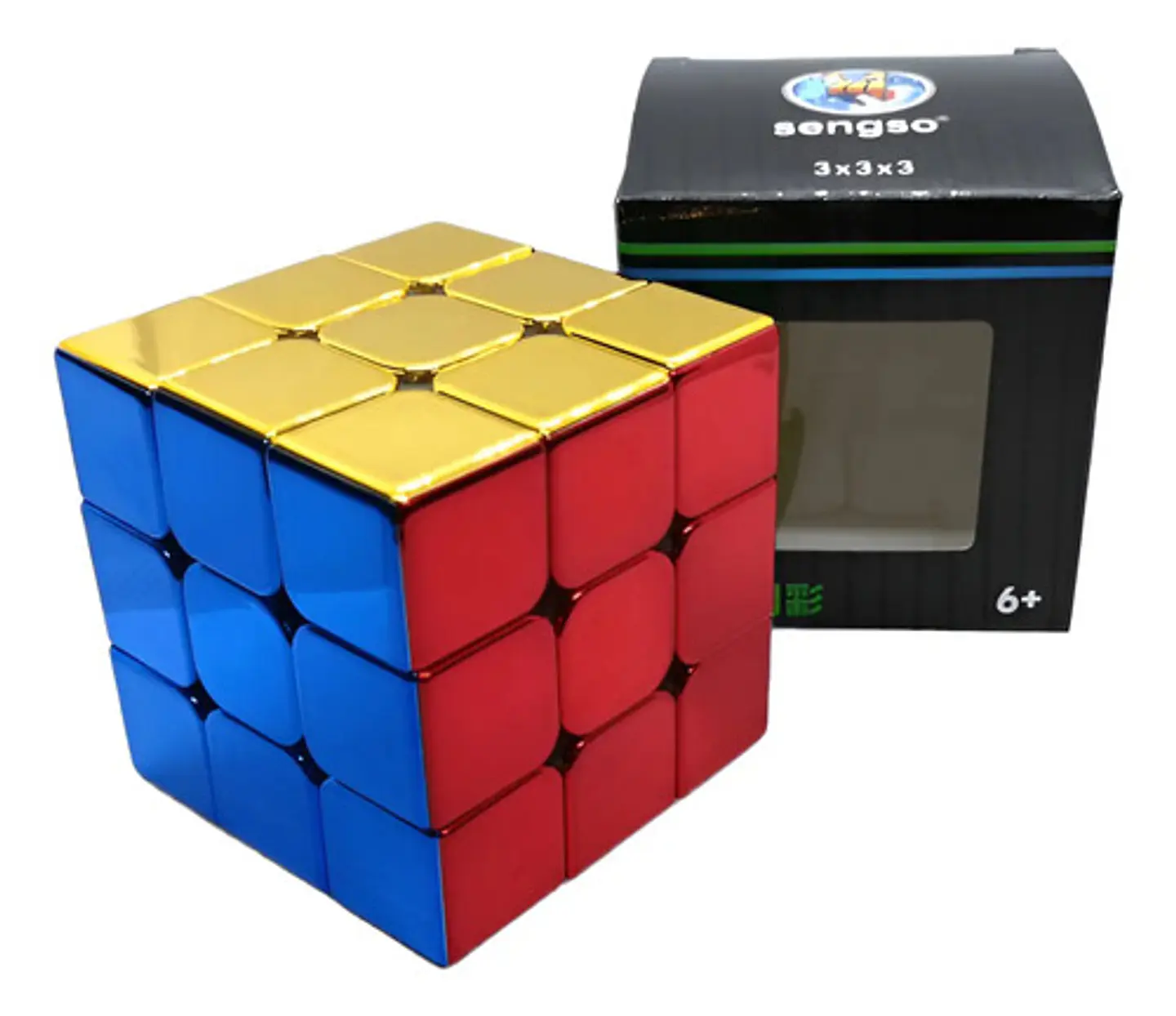 Cubo Sengso Metal 3x3x3 Magico X3-800 2