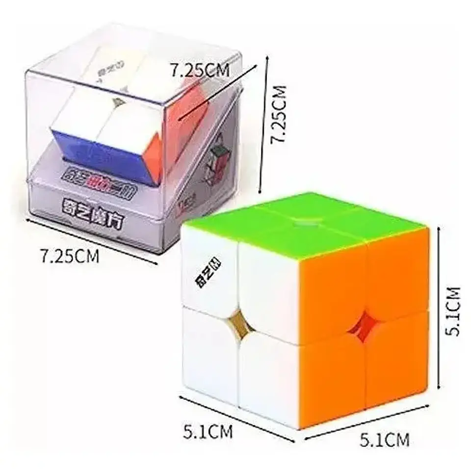 Qiyi 2x2 Cubo Rubik Magnetico Profesional Stickerless Qytoys 6