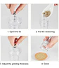 Molinillo Manual Sal Pimienta Cocina Transparente - Miniatura 3