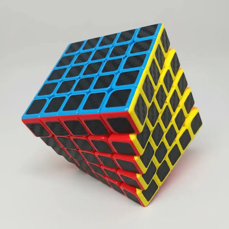 Cubo De Velocidad Profesional Moyu Carbon 5x5x5 Negro 1