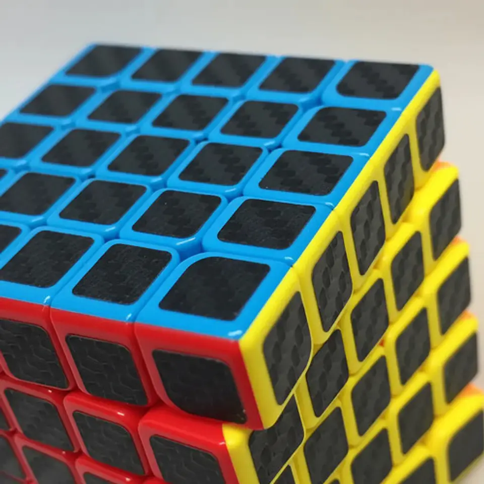 Cubo De Velocidad Profesional Moyu Carbon 5x5x5 Negro 2